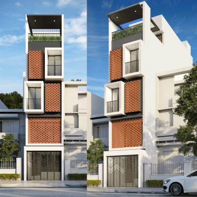 THIẾT KẾ & THI CÔNG NHÀ PHỐ 5 TẦNG HIỆN ĐẠI